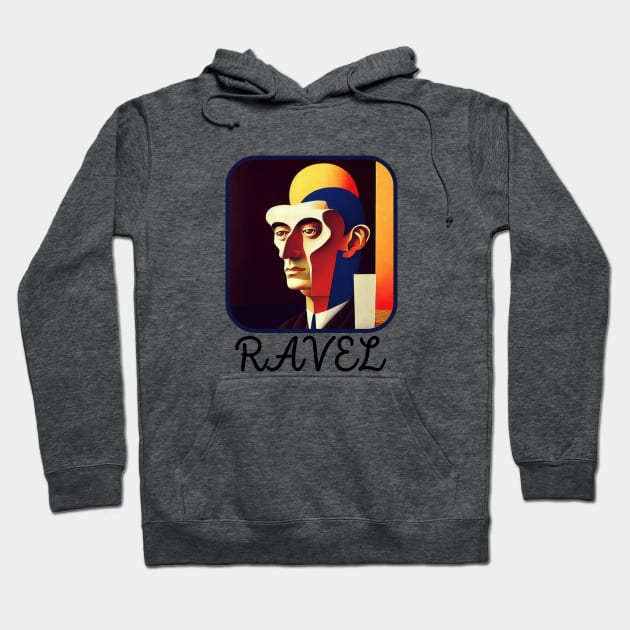 MAURICE RAVEL Hoodie by Cryptilian